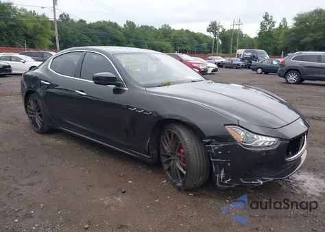 2017 Maserati Ghibli S из США, поврежденный, VIN ZAM57RSS2H1225297